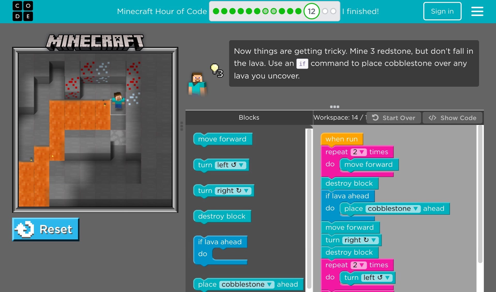 Learn to Code: Minecraft