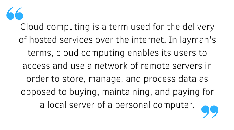 cloud computing services